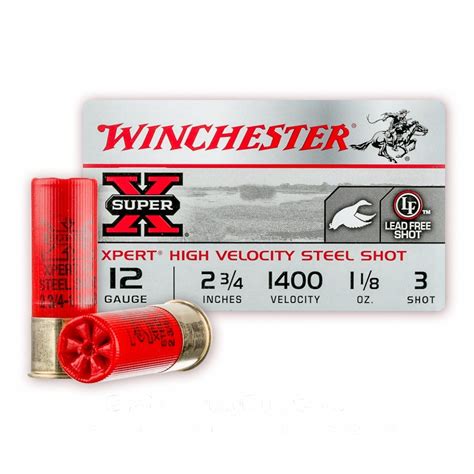 Gauge Hv Steel Shot Winchester Super X Xpert Rounds Ammo