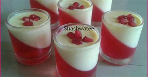 Custard Jelly Pudding Recipe By Shashwatee Swagatica Cookpad