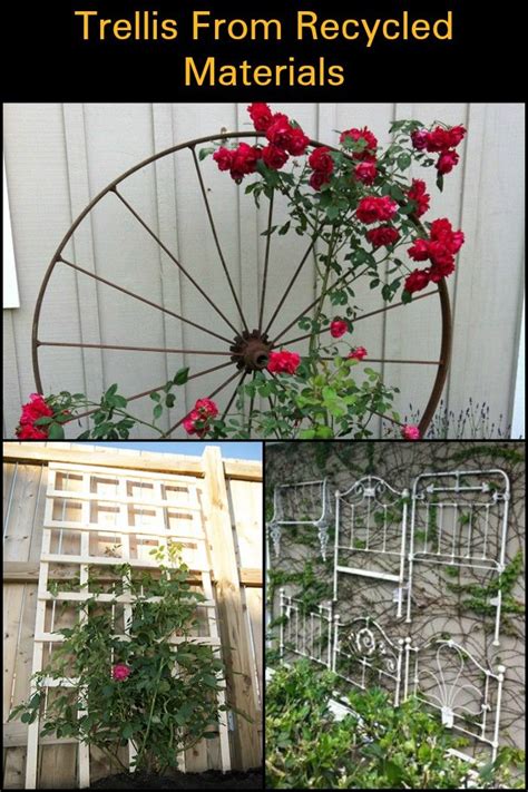 One way to prolong the lifespan of a fence is to just replace the posts when required instead of taking out the entire fence and. Trellis From Recycled Materials | Decorative garden fencing, Cheap trellis, Trellis