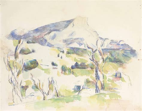 Paul Cézanne 1839 1906 La Montagne Sainte Victoire Vue Des Lauves