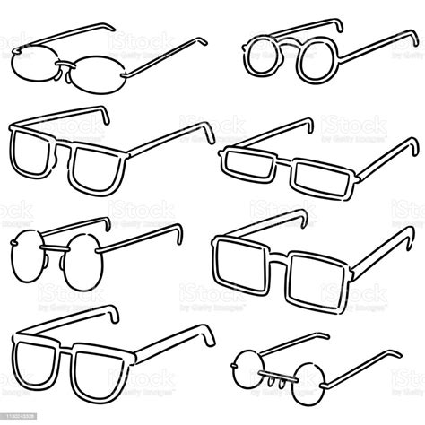 eyeglasses stock illustration download image now eyeglasses doodle computer graphic istock