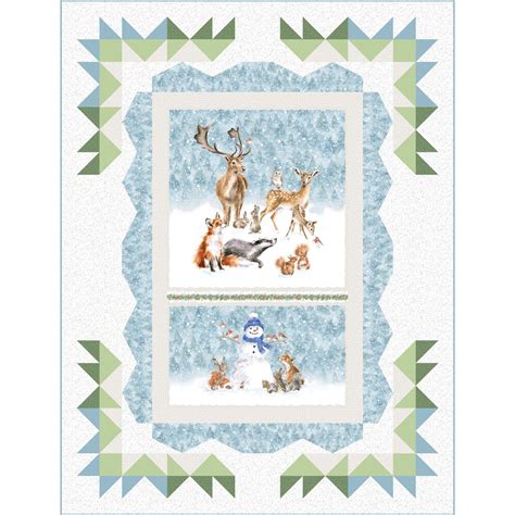 Maywood One Snowy Day By Hannah Dale Kit Masosnd One Snowy Day Quilt