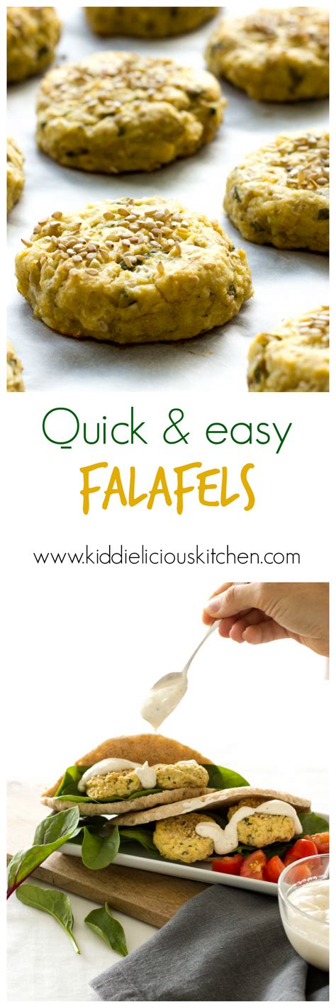 These quick and easy falafels are great for your kid's ...