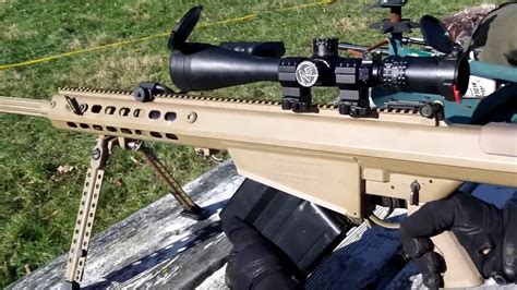 Barret M107 50 Cal Bmg Qdl Suppressed With Subsonic Ammo Quiet Youtube