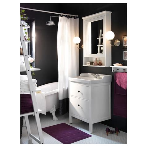 The mirror comes with safety film on the back, which reduces the risk of injury if the glass is broken. HEMNES Mirror cabinet with 1 door - white - IKEA