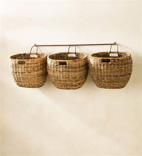 7'' h x 8'' h x 14'' w x 16'' w x 10'' d x 12'' d. Javanese Woven Storage Baskets | Decorative Storage | Home ...