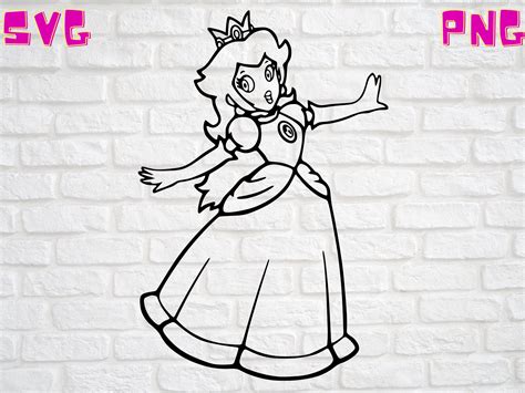 Super Mario Bros Princess Peach Svg Cricut Eps Svg Pdf Png File My Xxx Hot Girl