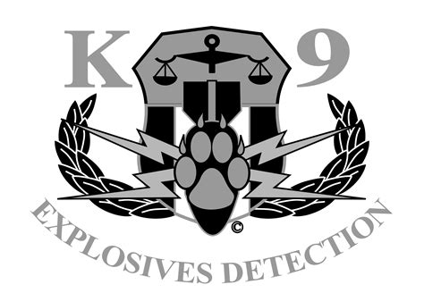 Explosives Detection K 9 Cut Out Decal · Alpha K 9 Designs Llc · Online