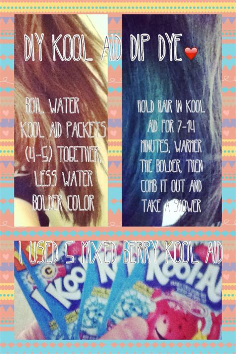 Either use gloved hands or a hair dye brush to apply the dye paste onto your hair. DIY Kool Aid Hair | Kool aid hair, Kool aid hair dye, Kool aid