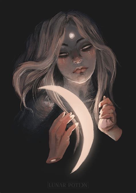 Lunar Witch Lunar Potion On Artstation At
