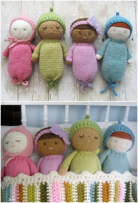 Knit Baby Doll Patterns By Amy Gaines The Whoot Knitting Dolls Free