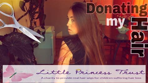 Donating My Hair Little Princess Trust Hair Cut Youtube
