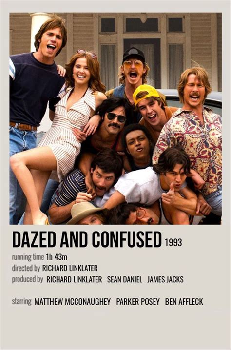 Dazed And Confused Movie Prints Dazed And Confused Matthew Mcconaughey