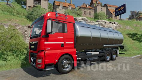 Скачать мод Man Tgx 6x4 Tanker Truck версия 1000 для Farming