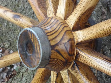 Small Decorative Wooden Wagon Wheels Shelly Lighting