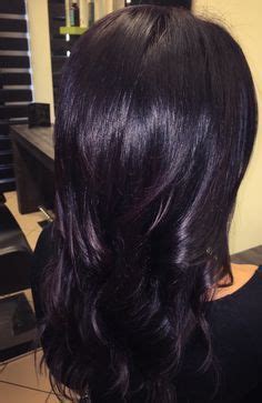 Red highlights on brown hair color. 21 Best Dark violet hair images | Purple Hair, Dark violet ...