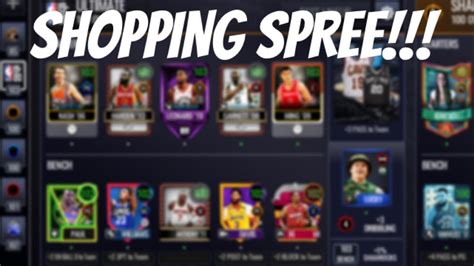 Shopping Spree In Nba Live Mobile 20 Millions Of Coins Spent Youtube
