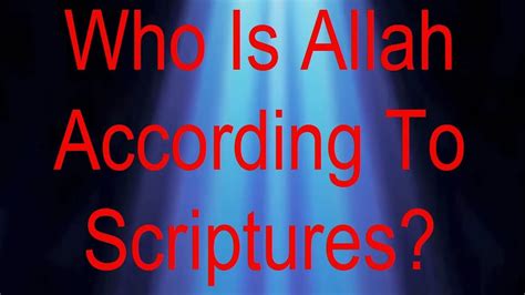 Live On Shabbat Who Is Allah According To Scriptures Youtube