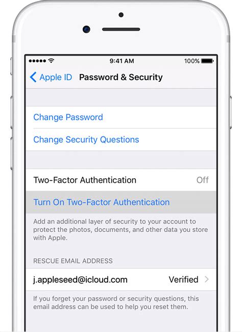Two Factor Authentication For Apple Id Apple Support