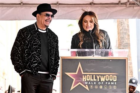 Ice T Law And Order Svu Mariska Hargitay Hollywood Walk Of Fame Fan Page Ceremony Walking