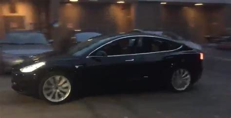 First Release Candidate Tesla Model 3 Driven Video Posted By Elon Musk