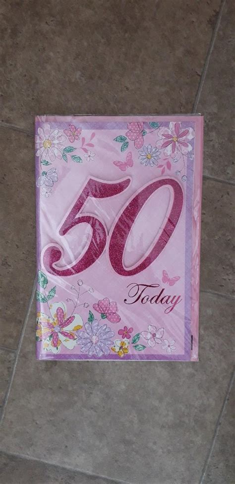Giant 50th Birthday Card In Wv1 Wolverhampton For £050 For Sale Shpock