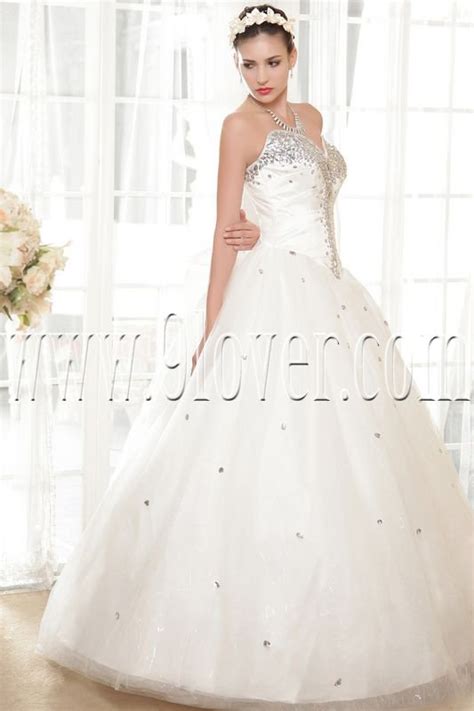 Luxurious White Satin Sweetheart A Line Floor Length Diamonds Wedding