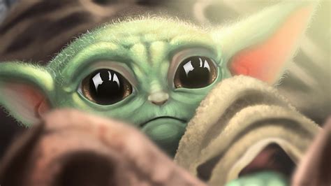 Baby Yoda Green Baby Yoda Star Wars Hd Movies Wallpapers Hd