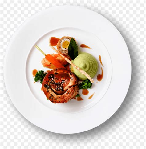 Free Food Plate Png Food Plate Above PNG Image With Transparent