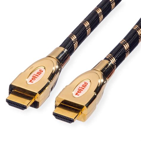 ROLINE GOLD HDMI Ultra HD Cable + Ethernet, M/M, 3 m - SECOMP International AG