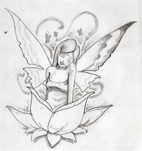 Fairy Sketch 2 By Alivetoknow On Deviantart