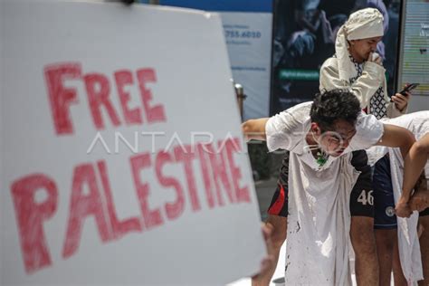 Aksi Solidaritas Untuk Palestina Antara Foto