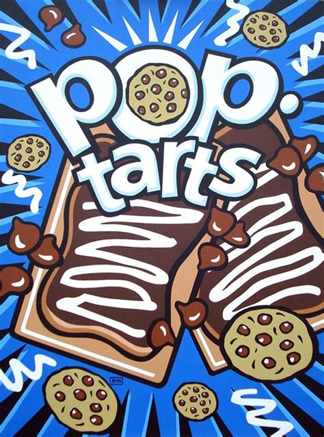 Like all of his pop peers, lichtenstein used food as a way to bring popular culture into his practice, blurring the distinction between high and low art. Burton Morris Pop-Tarts Paintings at Hamilton-Selway Fine ...