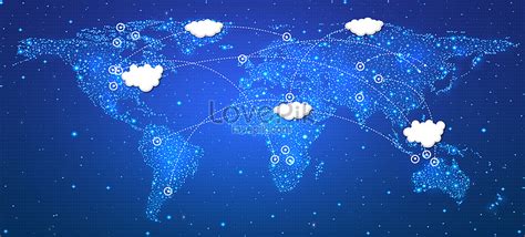 Cloud Map Of Science And Technology Backgrounds Imagepicture Free