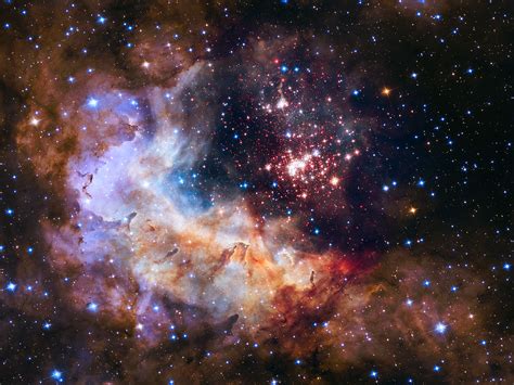 The Westerlund 2 Star Cluster Hubbles 25th Anniversary Image Click