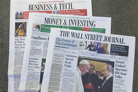 Wall Street Journal To Launch New Global Edition Wsj