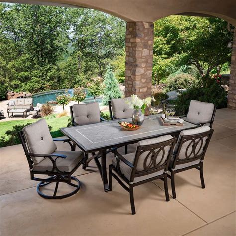 Sunvilla Abington 7 Piece Outdoor Patio Dining Set Patio Dining Set