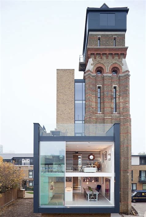 London Watertower Re Purposed This Modern House With 4 Bedrooms Was