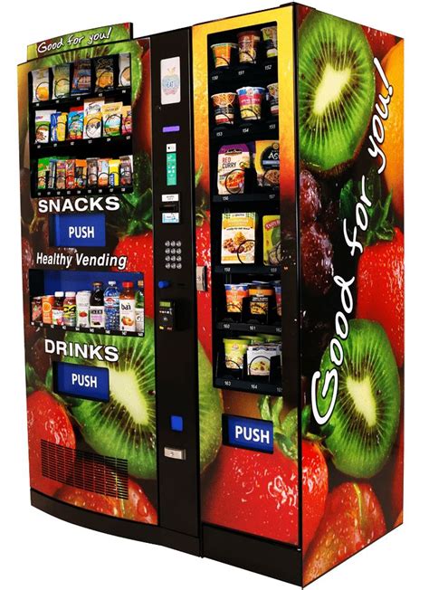 A Vending Machine That Has Fruit On It
