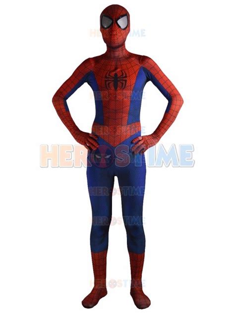 newest ultimate spiderman costume fullbody halloween cosplay spandex spider man superhero