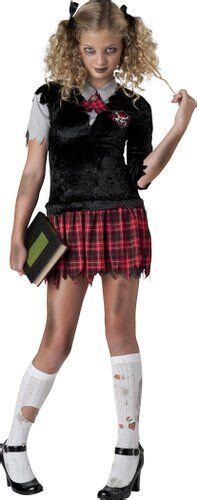 Poison Ivy League Girls Zombie School Girl Halloween Costume Size