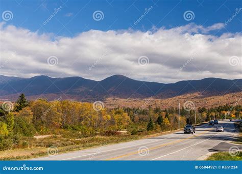 Beautiful Fall Landscape In New Hampshire Usa Stock Image Image Of