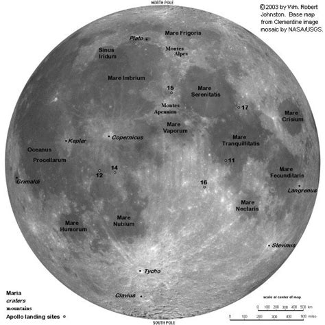 Map Of The Moon