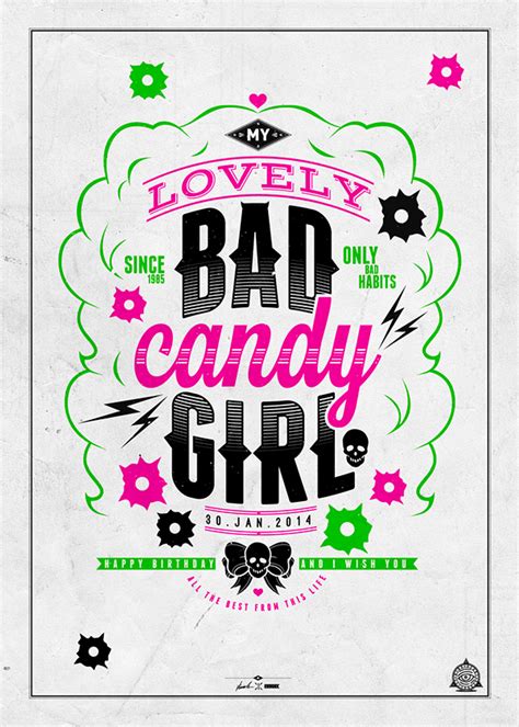 Bad Candy Girl On Behance