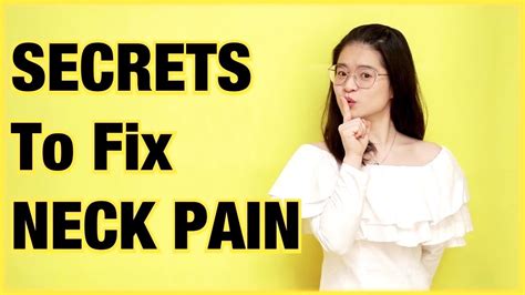 Best Chronic Neck Pain Solutions Neck Strengthening Exercises Youtube