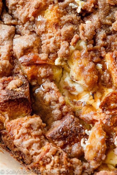 Baked Cream Cheese French Toast Casserole Sallys Baking
