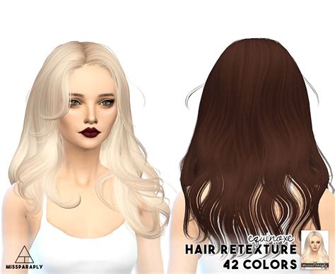 Sims 4 Hairs Miss Paraply Newsea Hairs Retextured Hair Styles
