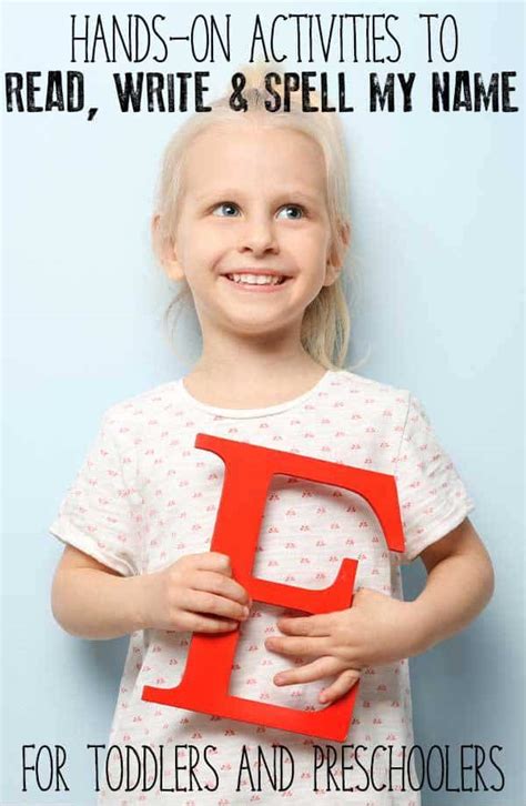 Hands On Activities For Toddlers And Preschool To Learn Their Name