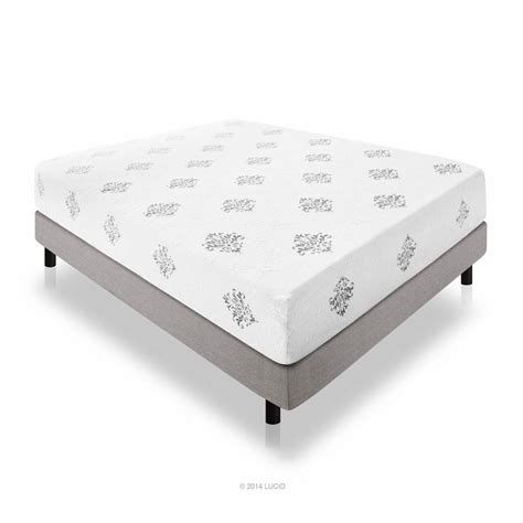 Gel memory foam vs regular memory foam: Lucid 12 Inch Gel Memory Foam Mattress