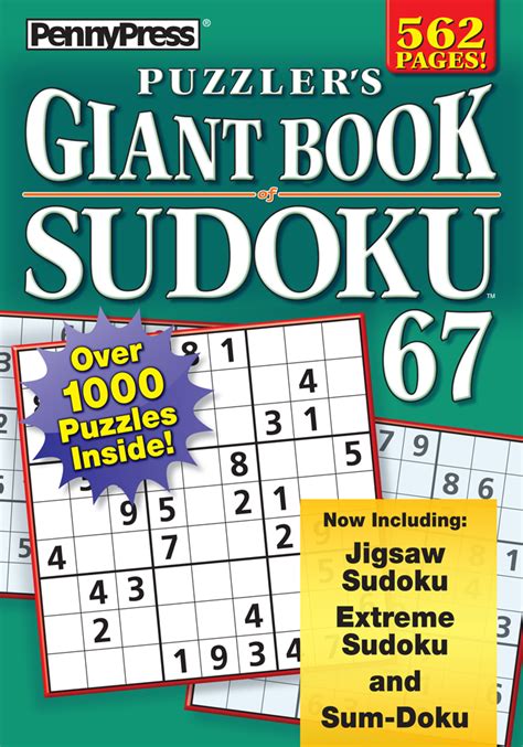 Puzzlers Giant Book Of Sudoku Penny Dell Puzzles